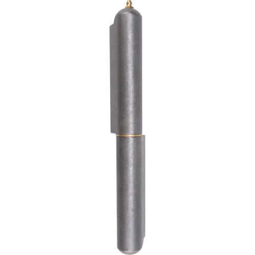 Weld-On Hinge, 1.102" Dia. x 10.236" L, Mild Steel w/Fixed Steel Pin Oxford Builders Supplies Inc