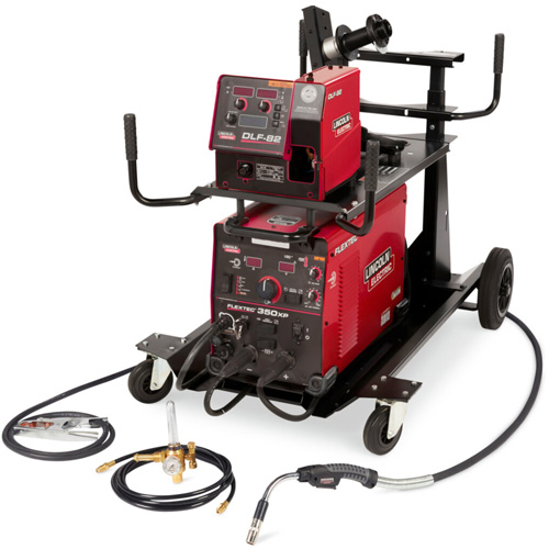 Flextec&reg; 350XP/DLF-82 Ready-Pak MIG Welding System, 380 V/460 V/575 V, 3 Ph Oxford Builders Supplies Inc