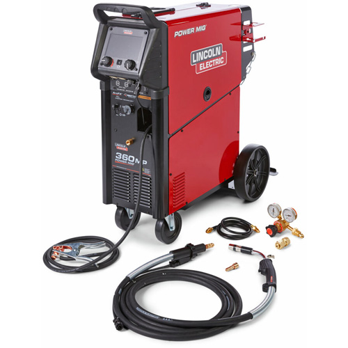 Machine &agrave; souder multiproc&eacute;d&eacute;s POWER MIG 360MP, 208 V/230 V/460 V/575 V, 1 Ph, 50/60 Hz Oxford Builders Supplies Inc