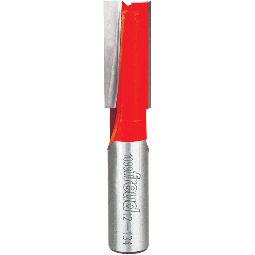 Router Bit - Double Flute Straight Bit, 9/16" Dia., 1" H, 2-7/8" L, 1/2" Shank Oxford Builders Supplies Inc