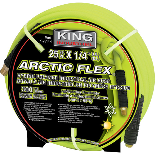 25' Hybrid Polymer Industrial Air Hose Oxford Builders Supplies Inc