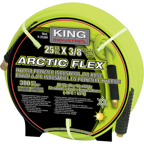 25' Hybrid Polymer Industrial Air Hose Oxford Builders Supplies Inc