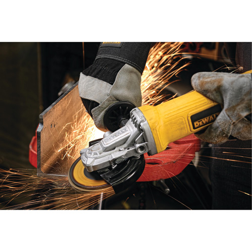 Paddle Switch Small Angle Grinder, 4-1/2", 120 V, 9 A, 12000 RPM Oxford Builders Supplies Inc