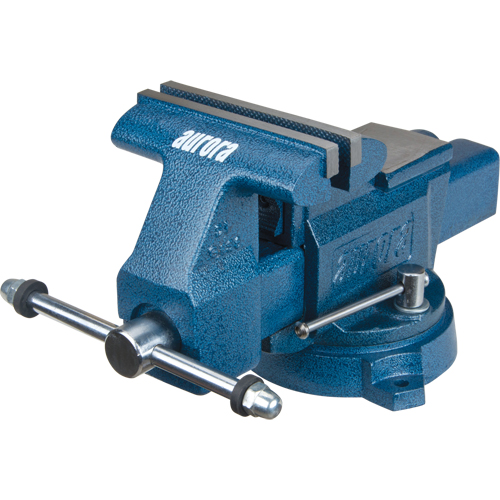 Utility Workshop Vise, 6" Jaw Width, 3-4/10" Throat Depth Oxford Builders Supplies Inc