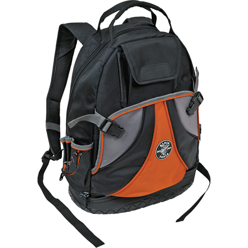 Organiseur de sac &agrave; dos d'&eacute;lectricien Tradesman Pro, 14" lo x 7" la, Noir, Balistique Oxford Builders Supplies Inc