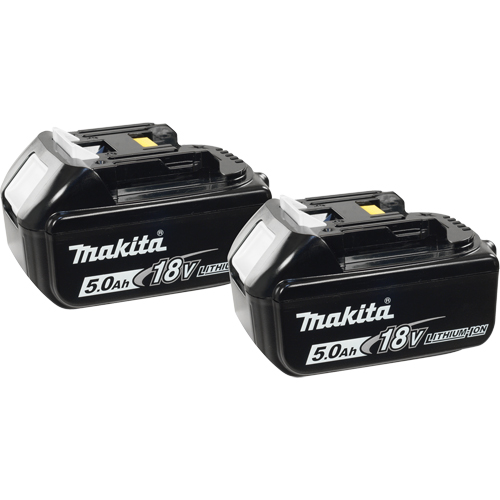 Batteries, Lithium-Ion, 18 V, 5.0 A Oxford Builders Supplies Inc