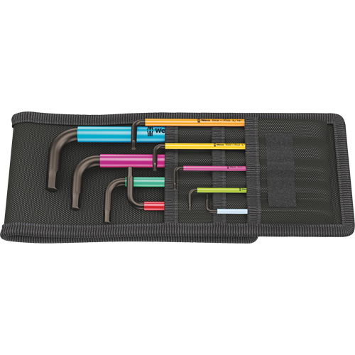 Hex Plus Key Set in a Pouch, 9 Pcs., Imperial Oxford Builders Supplies Inc