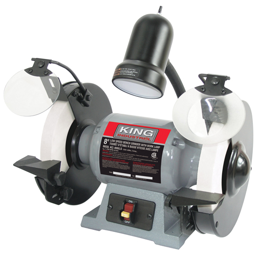 Bench Grinder, 8" Wheel Diameter, 1/2 HP, 1750 RPM Oxford Builders Supplies Inc