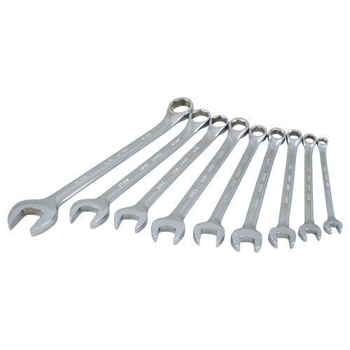 Wrench Set, Combination, 9 Pieces, Metric Oxford Builders Supplies Inc
