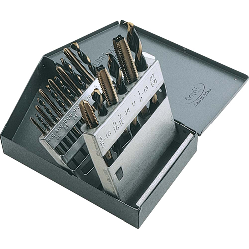 Jeu de tarauds et forets, 18 morceaux Oxford Builders Supplies Inc