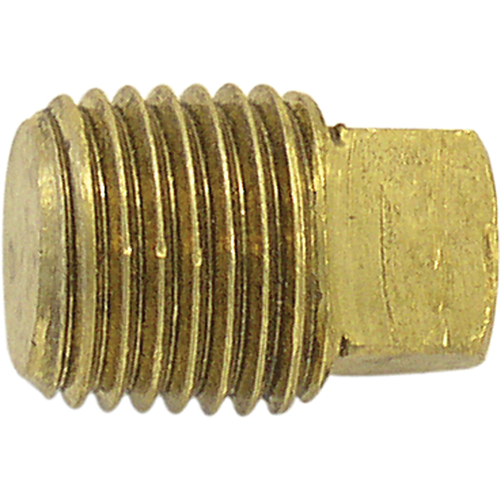 Bouchon de tuyau (t&ecirc;te carr&eacute;e), 1/4" dia., Laiton Oxford Builders Supplies Inc