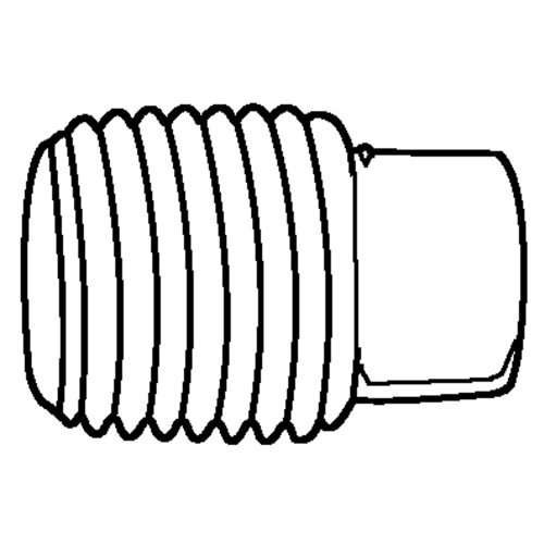 Bouchon de tuyau (t&ecirc;te carr&eacute;e), 1/8" dia., Laiton Oxford Builders Supplies Inc