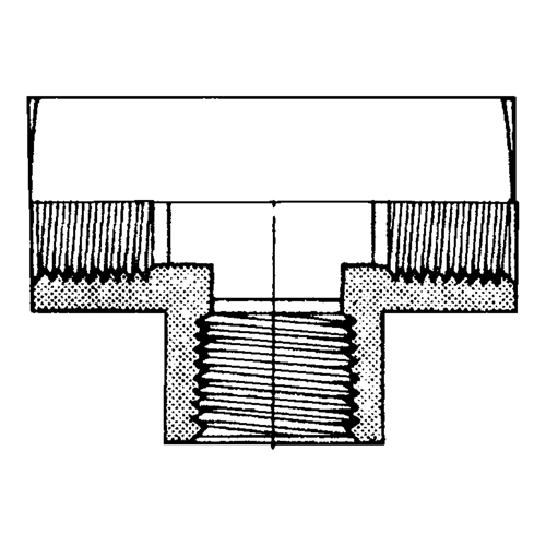 Raccord En T&eacute; Femelle, Laiton, 1/8" Oxford Builders Supplies Inc