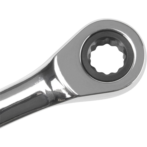 Metric Ratcheting Combination Wrench, 12 Point, 8 mm, Chrome Finish Oxford Builders Supplies Inc