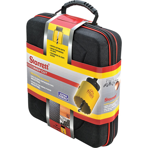 Industrial Hole Saw Kit, 14 Pieces Oxford Builders Supplies Inc