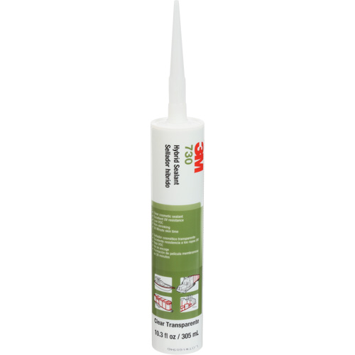 Mastic hybride 730, 305 ml, Cartouche, Transparent Oxford Builders Supplies Inc