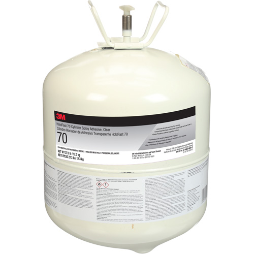 Scotch-Weld HoldFast 70 Spray Adhesive, Clear, Canister Oxford Builders Supplies Inc