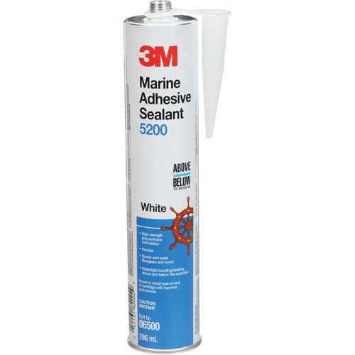 Adh&eacute;sif &eacute;tanche de calibre marin 5200, 378 ml, Blanc Oxford Builders Supplies Inc