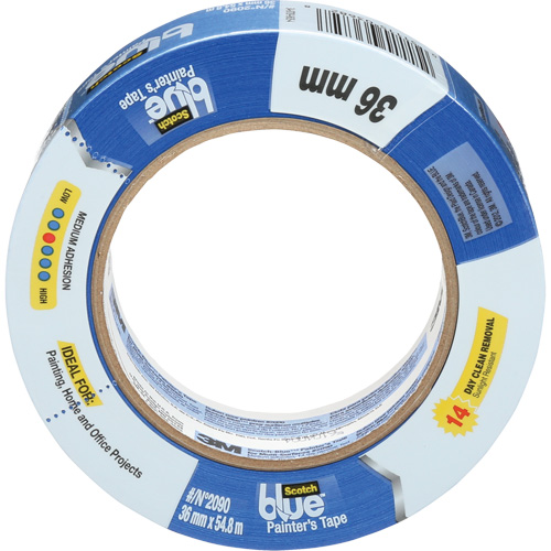Ruban pour peintre ScotchBlue Original 2090, 36 mm (1-2/5") x 55 m (180'), Bleu Oxford Builders Supplies Inc