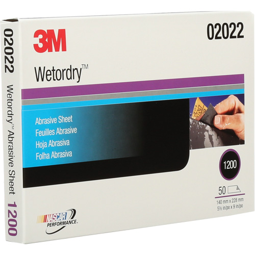 Wetordry 401Q Abrasive Sheet, 5-1/2" x 9", Fine Grit, Silicon Carbide Oxford Builders Supplies Inc