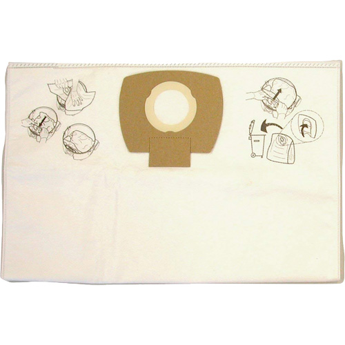 Sacs-filtre en papier pour aspirateur, 8 gal. US Oxford Builders Supplies Inc