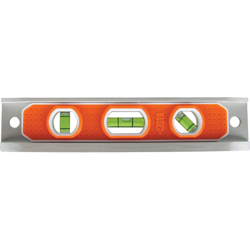 Torpedo Level, 9" L, Aluminum, 3 Vials, Magnetic Oxford Builders Supplies Inc