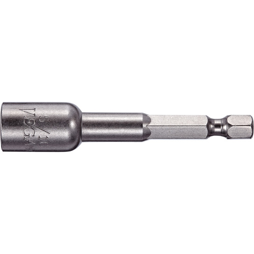 Nutsetter, 5/16" Tip, 1/4" Drive, 2-9/16" L, Magnetic Oxford Builders Supplies Inc