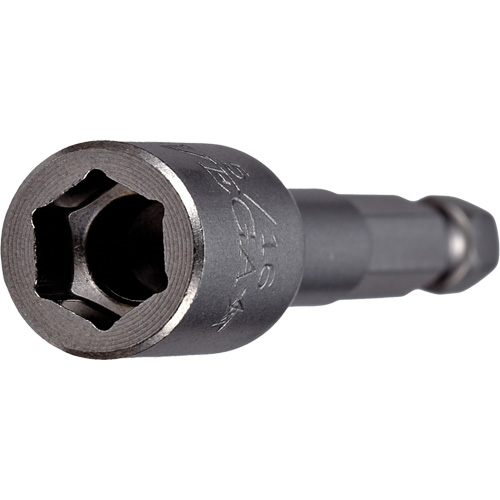 Nutsetter, 5/16" Tip, 1/4" Drive, 2-9/16" L, Non-Magnetic Oxford Builders Supplies Inc