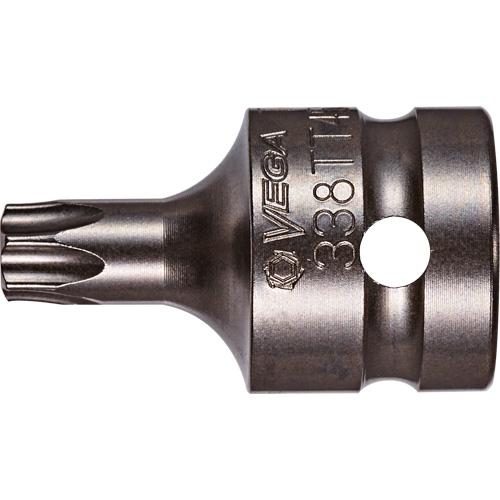 Socket Bit, Torx&reg; Tamper, 30 x 1-1/2" L, 1/2" Drive Oxford Builders Supplies Inc