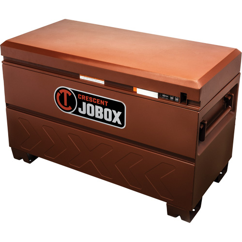 Site-Vault Chest, 36" x 20" x 27-1/2", Steel, Orange Oxford Builders Supplies Inc