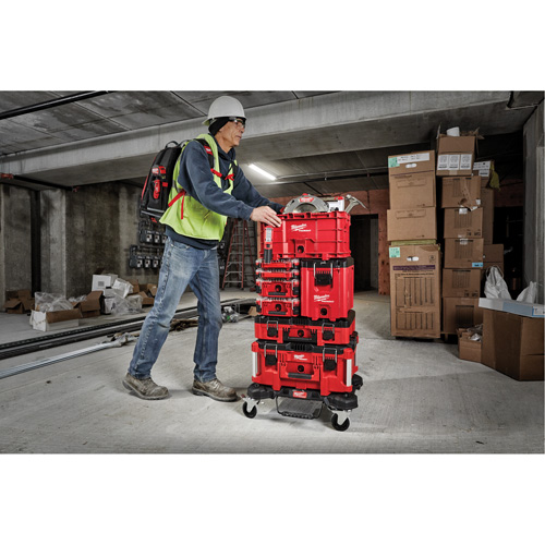 Coffre &agrave; outils compact Packout, 10" x 16-1/5" x 13", Noir/Rouge Oxford Builders Supplies Inc