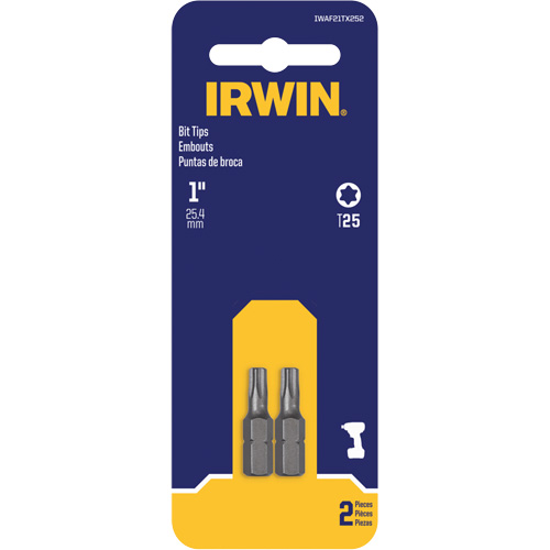 Embouts de tournevis &agrave; ins&eacute;rer, Torx, T-25, Prise 1/4" Oxford Builders Supplies Inc