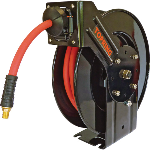 Topreel/Airflex Hose Reel, Air/Water, 3/8" x 65', Single Hose, 250 PSI Oxford Builders Supplies Inc