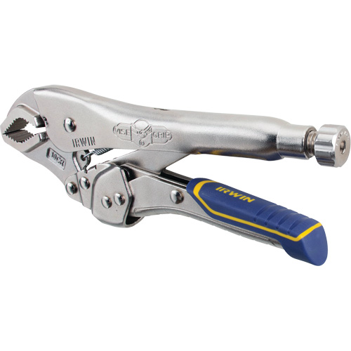 Pince-&eacute;tau avec coupe-fil Vise-Grip Fast Release 10WR, Longueur 10", M&acirc;choire courb&eacute;e Oxford Builders Supplies Inc