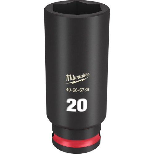 Shockwave Impact Duty Socket, Impact, 2 mm, 3/8" Drive, 6 Points, Deep Oxford Builders Supplies Inc