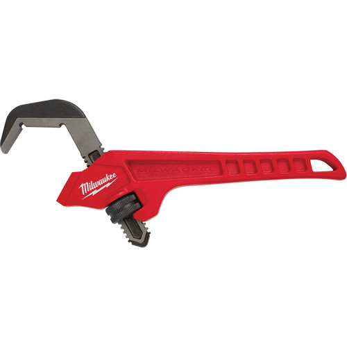 Cl&eacute; &agrave; tuyau hexagonale coud&eacute;e en acier, Cap des m&acirc;choires 2-5/8", Longueur 10-1/2", Fini Rev&ecirc;tement en poudre, Prise Ergonomique Oxford Builders Supplies Inc