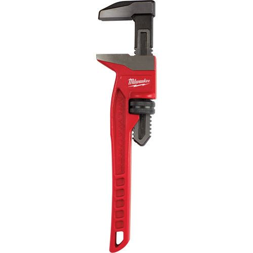Cl&eacute; &agrave; tuyau &agrave; m&acirc;choires lisses, Cap des m&acirc;choires 2-5/8", Longueur 12", Fini Rev&ecirc;tement en poudre, Prise Ergonomique Oxford Builders Supplies Inc