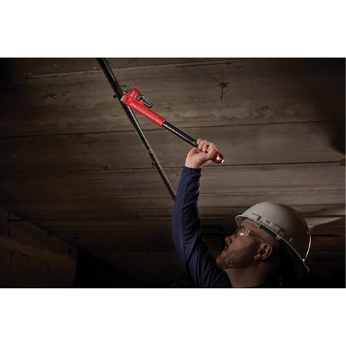 Cl&eacute; &agrave; tuyau adaptable Cheater, Cap des m&acirc;choires 2-1/2", Longueur 18"/24"/10", Fini Rev&ecirc;tement en poudre, Prise Ergonomique Oxford Builders Supplies Inc