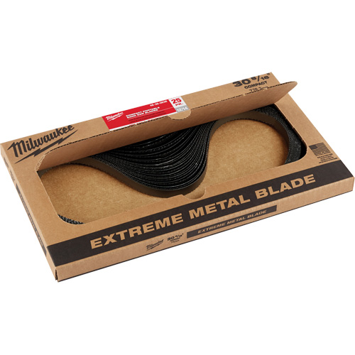 Extreme Metal Band Saw Blades, High Speed Steel, 30-9/16" L x 1/2" W x 0.02" Thick, 12/14 TPI Oxford Builders Supplies Inc
