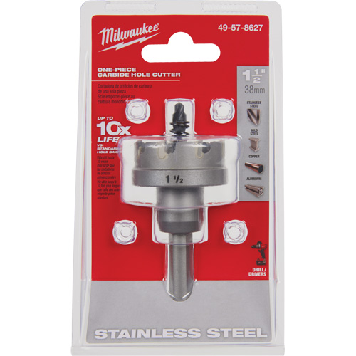 Scies-cloches au carbure monobloc, 1-1/2", Profondeur de la coupe de 3/16" Oxford Builders Supplies Inc