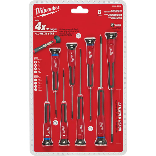 Precision Screwdriver Set, 8 Pcs. Oxford Builders Supplies Inc