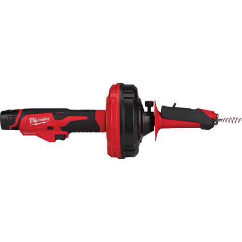 Trapsnake Auger with Cable Drive Automatic Feed & Retract, Powered, 25' Cable Length, 1/4" Cable Diameter Oxford Builders Supplies Inc
