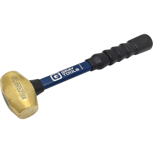 Brass Hammer, 3 lbs. Head Weight, 14" L Oxford Builders Supplies Inc