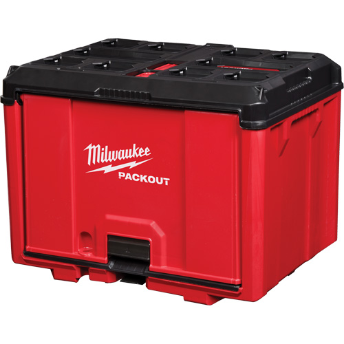 Armoire &agrave; outils Packout, 15" x 15" x 20", Noir/Rouge Oxford Builders Supplies Inc