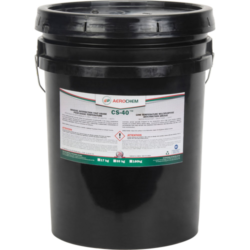 AEROCHEM CS-40 Low-Temperature Multi-Purpose Grease, 17 kg, Pail Oxford Builders Supplies Inc