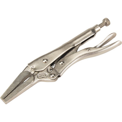 Locking Pliers with Wire Cutter, 6-1/2" Length, Long Nose Oxford Builders Supplies Inc