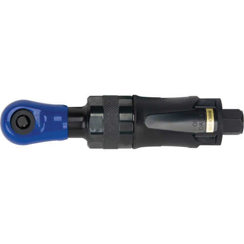 Stubby Industrial Air Ratchet Wrench, 1/4" Drive, 1/4" NPT, 3 CFM Oxford Builders Supplies Inc