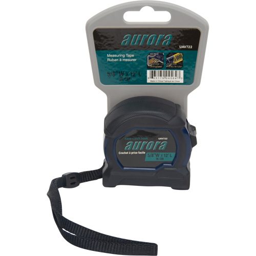 Tape Measure, 5/8" x 12', Imperial & Metric Graduations Oxford Builders Supplies Inc