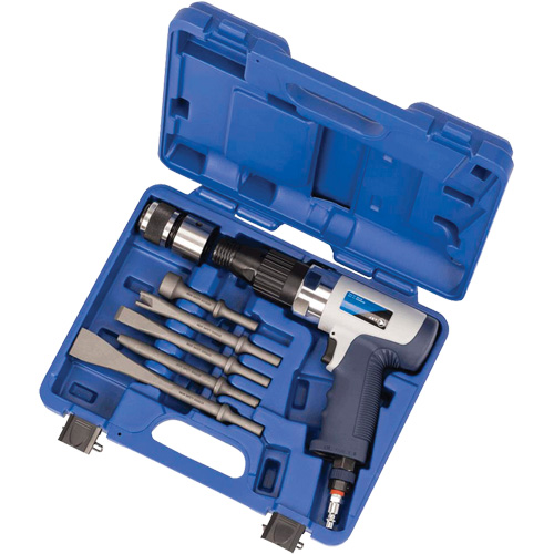 AH200SHD 6-Piece Super Heavy-Duty Air Hammer Kit, 3.7 CFM, 1/4" NPT, 2000 BPM Oxford Builders Supplies Inc