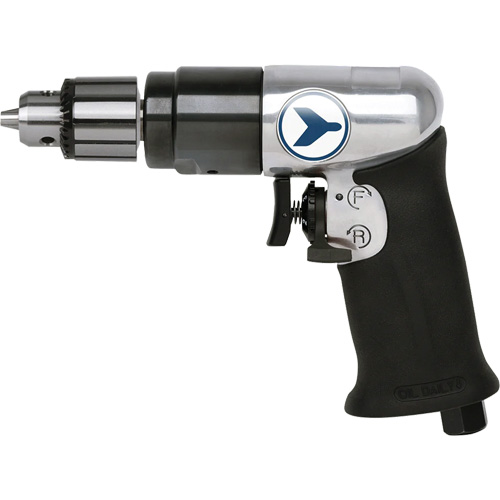 AD38VSRK Perceuse pneumatique &agrave; vitesse variable, 6 pi³/min, 1/4" NPT, 82 dBA, 3/8" mandrin, Avec cl&eacute; Oxford Builders Supplies Inc